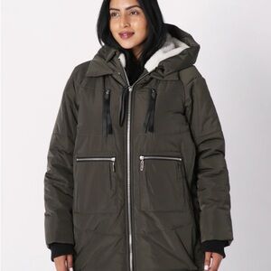Women's JAK-IT Olive Hooded Puffer Jacket